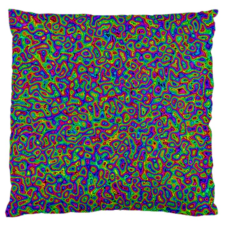 Abstract Rainbow Marble Camouflage Standard Flano Cushion Case (Two Sides)