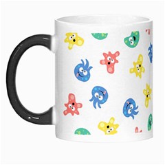 Cute Cartoon Germs Viruses Microbes Morph Mugs by SpinnyChairDesigns