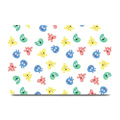 Cute Cartoon Germs Viruses Microbes Plate Mats by SpinnyChairDesigns