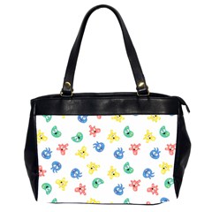 Cute Cartoon Germs Viruses Microbes Oversize Office Handbag (2 Sides) by SpinnyChairDesigns