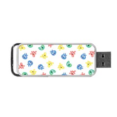 Cute Cartoon Germs Viruses Microbes Portable Usb Flash (one Side) by SpinnyChairDesigns