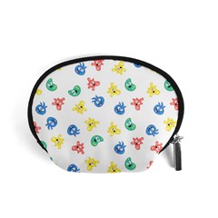 Cute Cartoon Germs Viruses Microbes Accessory Pouch (small) by SpinnyChairDesigns