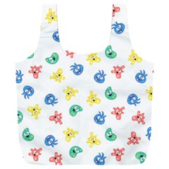 Cute Cartoon Germs Viruses Microbes Full Print Recycle Bag (xxxl) by SpinnyChairDesigns