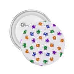 Cartoon Corona Virus Covid 19 2 25  Buttons by SpinnyChairDesigns