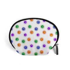 Cartoon Corona Virus Covid 19 Accessory Pouch (small) by SpinnyChairDesigns