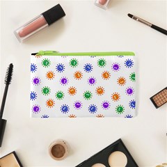 Cartoon Corona Virus Covid 19 Cosmetic Bag (xs) by SpinnyChairDesigns