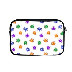 Cartoon Corona Virus Covid 19 Apple Macbook Pro 13  Zipper Case by SpinnyChairDesigns