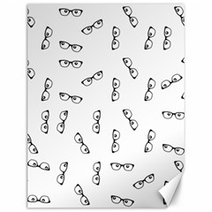 Geek Glasses With Eyes Canvas 12  X 16  by SpinnyChairDesigns