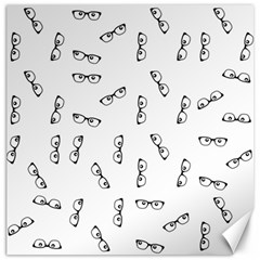 Geek Glasses With Eyes Canvas 16  X 16  by SpinnyChairDesigns