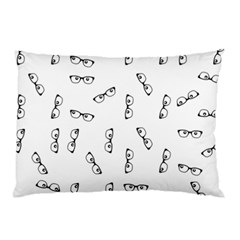 Geek Glasses With Eyes Pillow Case by SpinnyChairDesigns