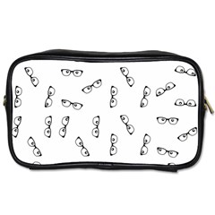 Geek Glasses With Eyes Toiletries Bag (two Sides) by SpinnyChairDesigns