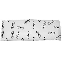 Geek Glasses With Eyes Body Pillow Case (dakimakura) by SpinnyChairDesigns