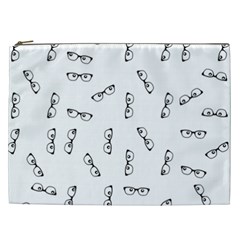 Geek Glasses With Eyes Cosmetic Bag (xxl) by SpinnyChairDesigns