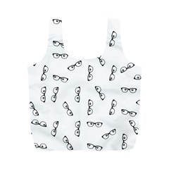 Geek Glasses With Eyes Full Print Recycle Bag (m) by SpinnyChairDesigns