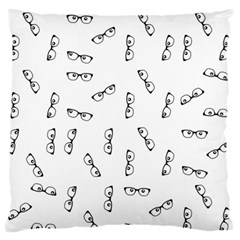 Geek Glasses With Eyes Standard Flano Cushion Case (one Side) by SpinnyChairDesigns