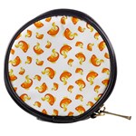 Orange Goldfish Pattern Mini Makeup Bag Front