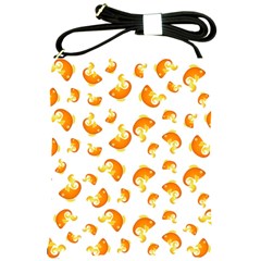 Orange Goldfish Pattern Shoulder Sling Bag by SpinnyChairDesigns