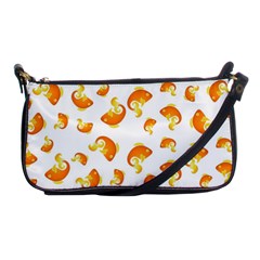 Orange Goldfish Pattern Shoulder Clutch Bag by SpinnyChairDesigns