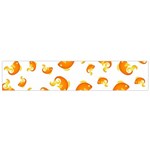 Orange Goldfish Pattern Small Flano Scarf Front