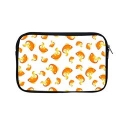 Orange Goldfish Pattern Apple Macbook Pro 13  Zipper Case by SpinnyChairDesigns