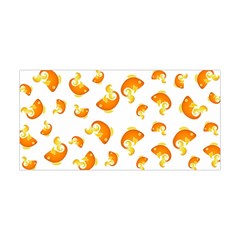 Orange Goldfish Pattern Yoga Headband by SpinnyChairDesigns