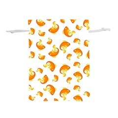 Orange Goldfish Pattern Lightweight Drawstring Pouch (m) by SpinnyChairDesigns