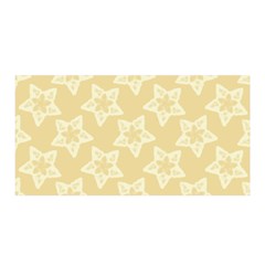 Gold Stars Pattern Satin Wrap by SpinnyChairDesigns