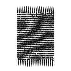 Black And White Abstract Grunge Stripes Memory Card Reader (rectangular) by SpinnyChairDesigns