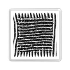 Black And White Abstract Grunge Stripes Memory Card Reader (square) by SpinnyChairDesigns