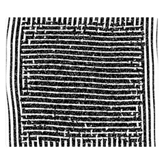 Black And White Abstract Grunge Stripes Double Sided Flano Blanket (small)  by SpinnyChairDesigns