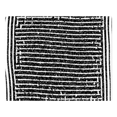 Black And White Abstract Grunge Stripes Double Sided Flano Blanket (large)  by SpinnyChairDesigns