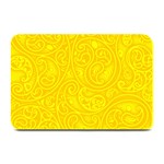 Bright Yellow Gold Paisley Pattern Plate Mats 18 x12  Plate Mat