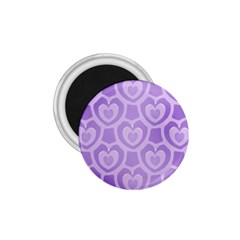 Purple Hearts Pattern 1.75  Magnets