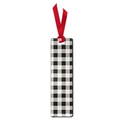 Black And White Buffalo Plaid Small Book Marks by SpinnyChairDesigns