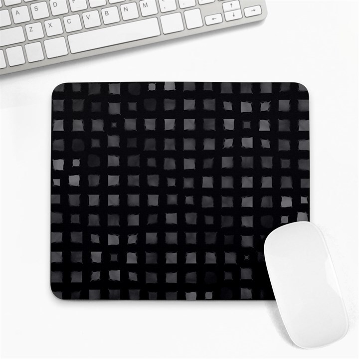 Abstract Black Checkered Pattern Large Mousepads