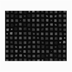 Abstract Black Checkered Pattern Small Glasses Cloth (2 Sides) by SpinnyChairDesigns