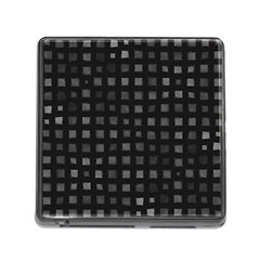 Abstract Black Checkered Pattern Memory Card Reader (square 5 Slot) by SpinnyChairDesigns