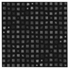 Abstract Black Checkered Pattern Wooden Puzzle Square by SpinnyChairDesigns