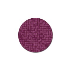 Plum Abstract Checks Pattern Golf Ball Marker (10 Pack) by SpinnyChairDesigns