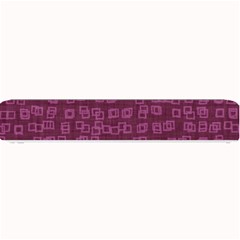 Plum Abstract Checks Pattern Small Bar Mats by SpinnyChairDesigns