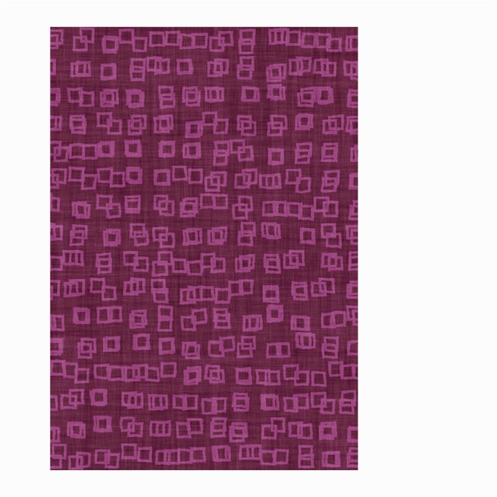 Plum Abstract Checks Pattern Small Garden Flag (Two Sides)