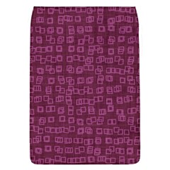 Plum Abstract Checks Pattern Removable Flap Cover (l) by SpinnyChairDesigns