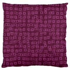 Plum Abstract Checks Pattern Standard Flano Cushion Case (one Side) by SpinnyChairDesigns