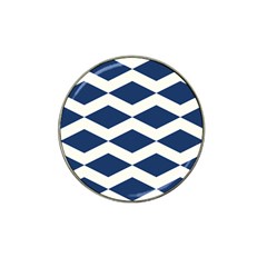 Diamonds Blue Hat Clip Ball Marker (4 Pack)