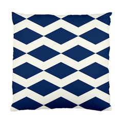 Diamonds Blue Standard Cushion Case (one Side) by MooMoosMumma