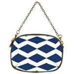 Diamonds Blue Chain Purse (Two Sides) Front