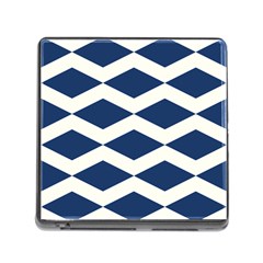 Diamonds Blue Memory Card Reader (square 5 Slot) by MooMoosMumma