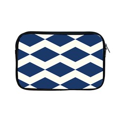 Diamonds Blue Apple Macbook Pro 13  Zipper Case by MooMoosMumma