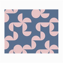 Pink And Blue Shapes Small Glasses Cloth by MooMoosMumma