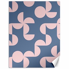 Pink And Blue Shapes Canvas 12  X 16  by MooMoosMumma